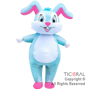 DISFRAZ INFLABLE CONEJO ADULTO 2.4 MT X 1